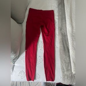 Red lululemon leggings! (Size 8)